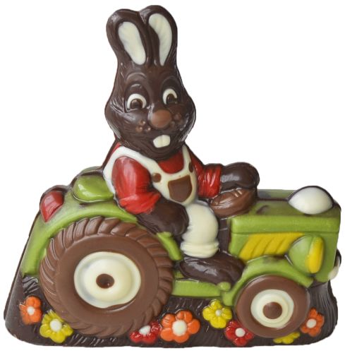 Osterhase Bauer Traktor o. Anhänger