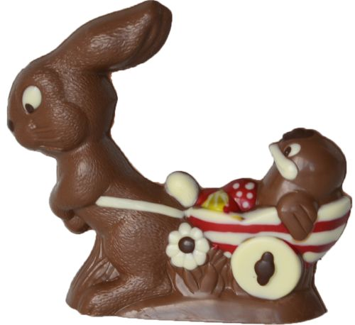 Osterhase Babywagen gross